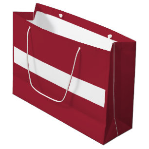Latvia Flag Large Gift Bag