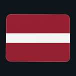 Latvia Flag Magnet<br><div class="desc">Patriotic flag of Latvia.</div>