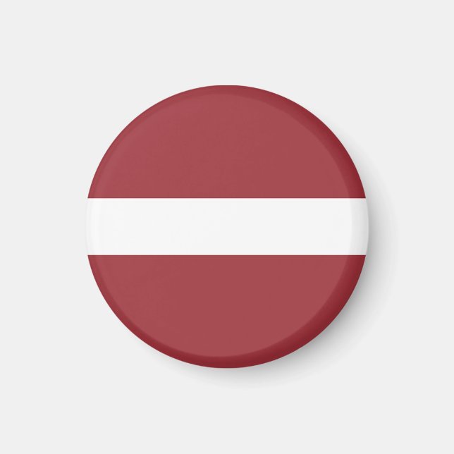 Latvia Flag Magnet (Front)