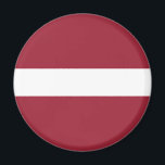 Latvia Flag Magnet<br><div class="desc">Patriotic flag of Latvia.</div>