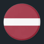 Latvia Flag Magnet<br><div class="desc">Patriotic flag of Latvia.</div>
