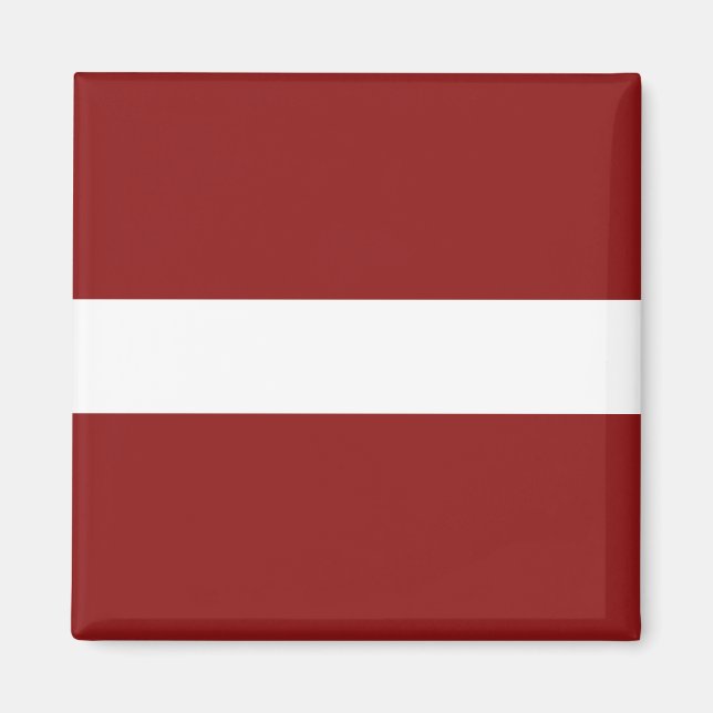 Latvia Flag Magnet (Front)