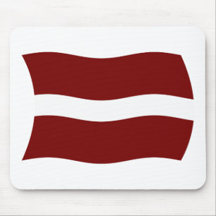 Latvia Flag Mousepad