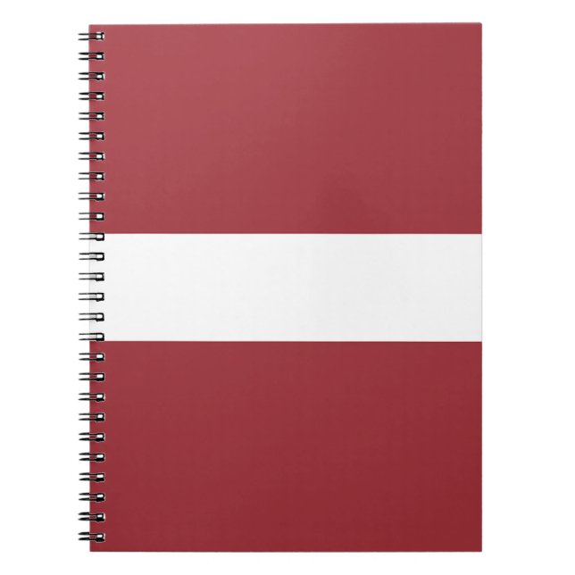 Latvia Flag Notebook (Front)