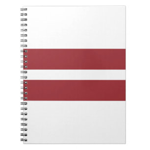 Latvia Flag Notebook