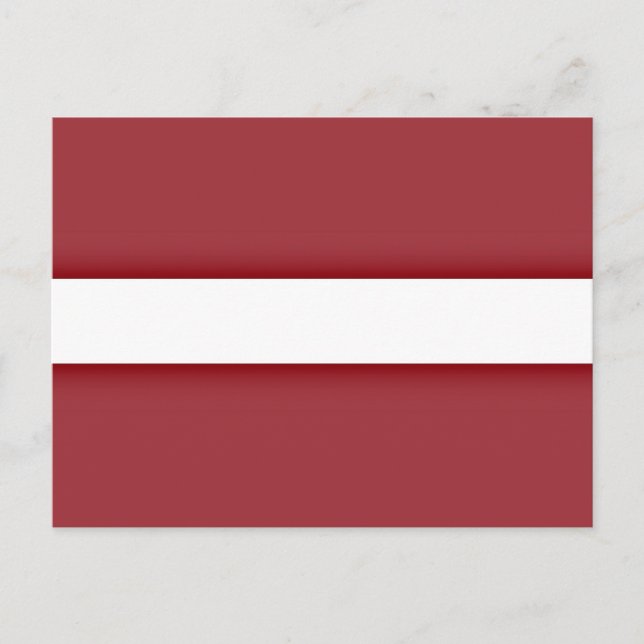 Latvia Flag  Postcard (Front)