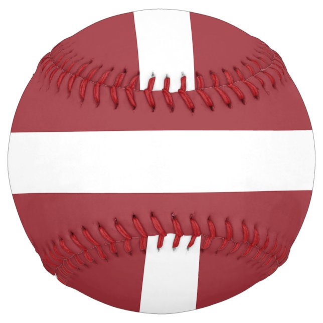Latvia Flag Softball (Front)