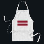 Latvia Flag Standard Apron<br><div class="desc">Patriotic flag of Latvia.</div>