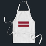 Latvia Flag Standard Apron<br><div class="desc">Patriotic flag of Latvia.</div>