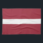 Latvia Flag Tea Towel<br><div class="desc">Patriotic flag of Latvia.</div>