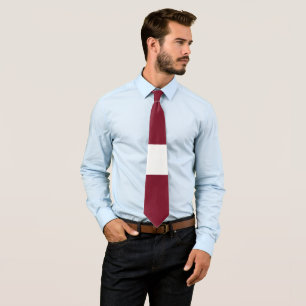 Latvia flag tie