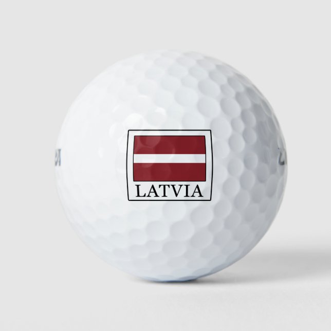 Latvia Golf Balls (Front)