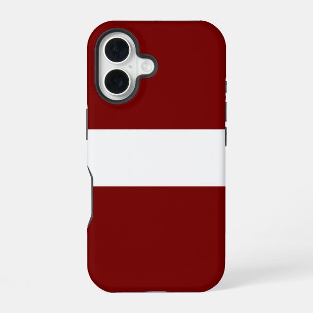 Latvia iPhone 16 Case (Back)