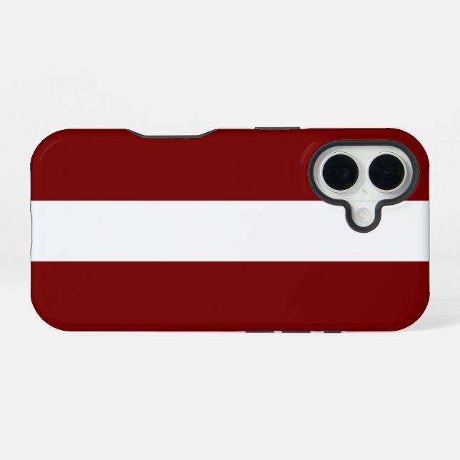 Latvia iPhone 16 Case (Back Horizontal)
