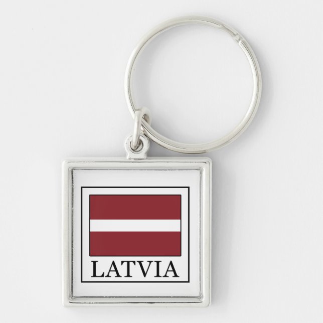 Latvia keychain (Front)