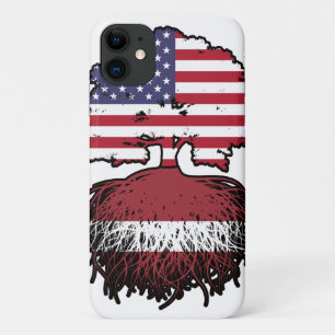 Latvia Latvian American USA United States America Case-Mate iPhone Case