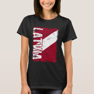 Latvia Latvija Pride Latvian Flag Roots Heritage T-Shirt