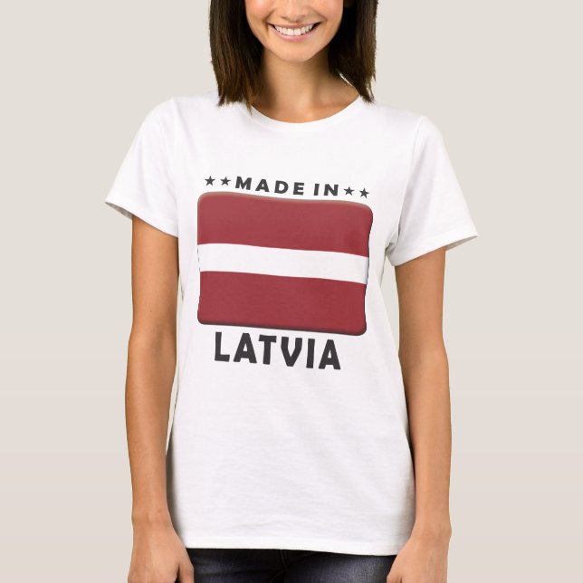 Latvia Made T-Shirt (Front)