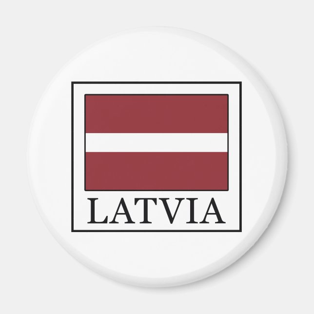 Latvia Magnet (Front)
