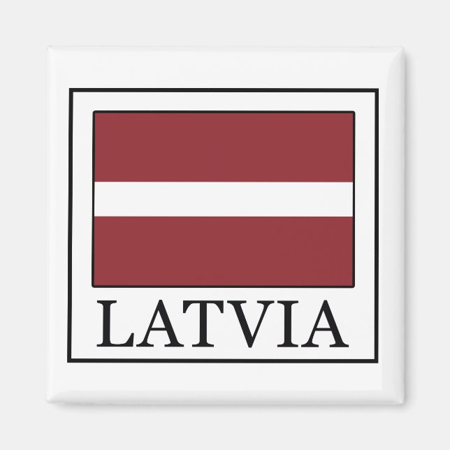 Latvia Magnet (Front)