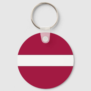 Latvia National Flag Key Ring