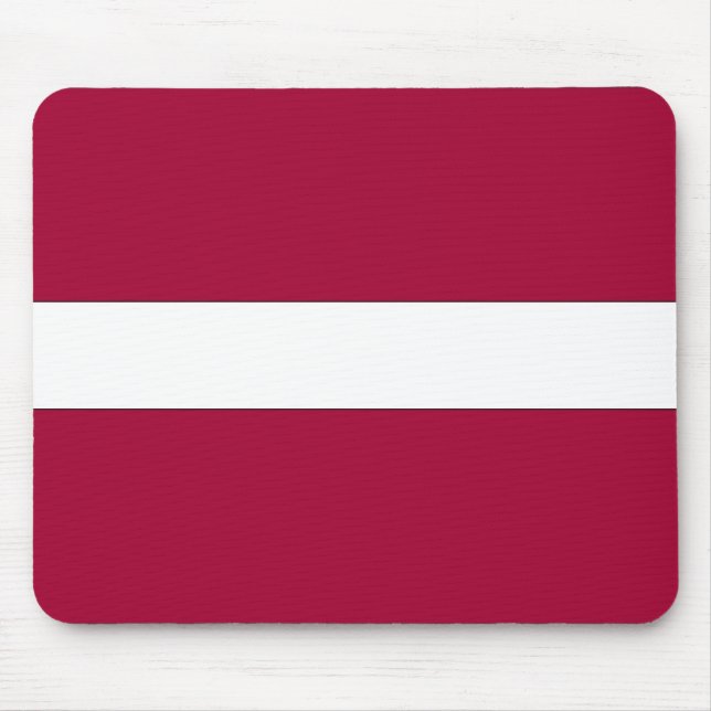 Latvia National Flag Mouse Pad (Front)