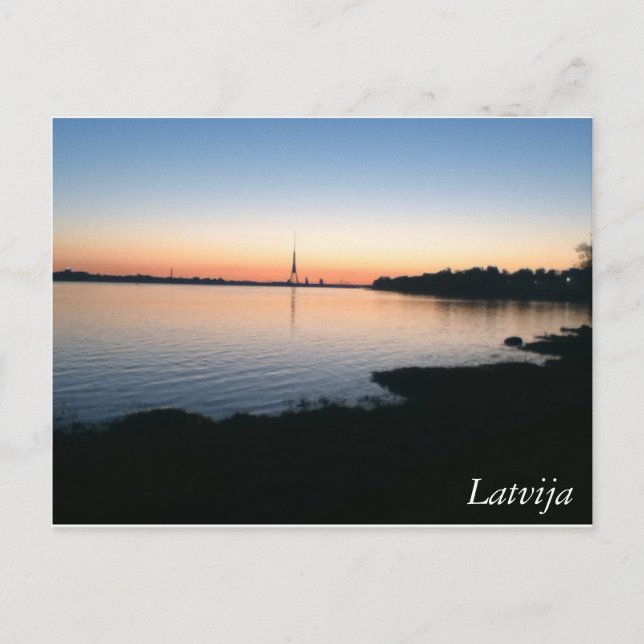 Latvia Postcard (Front)