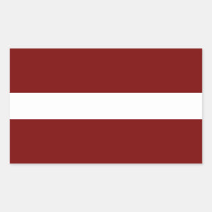 Latvia Rectangular Sticker