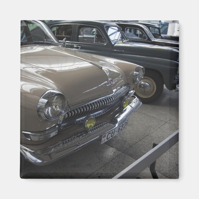 Latvia, Riga, Riga Motor Museum, 1960s Magnet (Front)