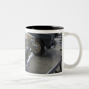 Latvia, Riga, Riga Motor Museum, 1960s Two-Tone Coffee Mug