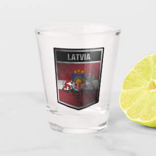 Latvia Shot Glass