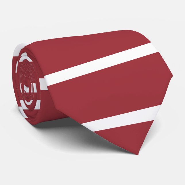 Latvia Tie (Rolled)