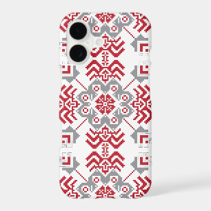 Latvian Auseklis Folk art geometric medallion