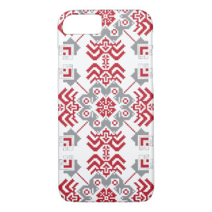 Latvian Auseklis Folk art geometric medallion Case-Mate iPhone Case