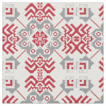 Latvian Auseklis Folk art geometric medallion
