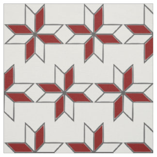 Latvian Auseklis Light defeating dark symbol Fabric