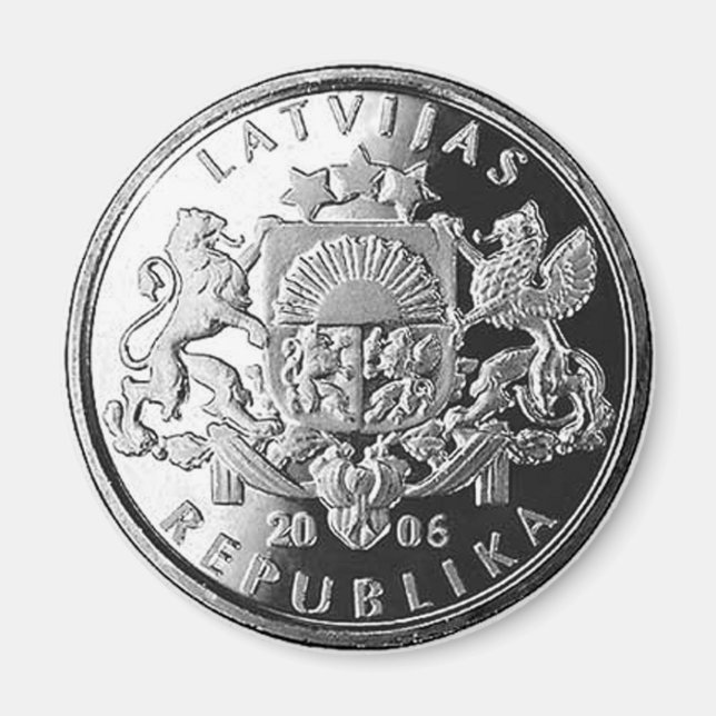 Latvian money magnet (Front)