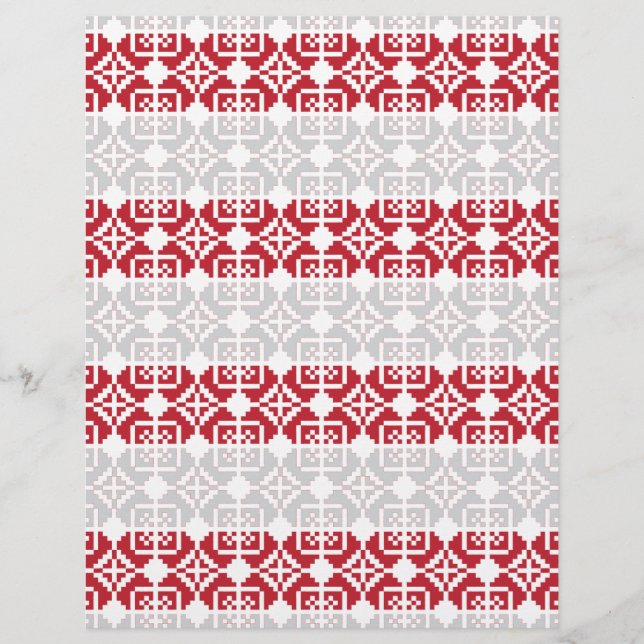 Latvian Morning SUN geometric pattern II (Front)