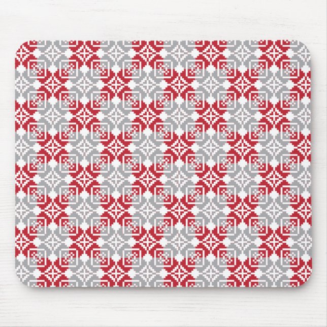 Latvian Morning SUN geometric pattern III Mouse Pad (Front)