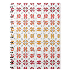 Latvian Morning SUN geometric pattern IV Notebook