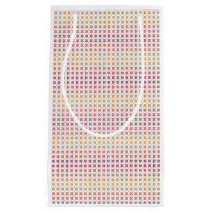 Latvian Morning SUN geometric pattern IV Small Gift Bag