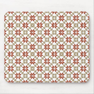 Latvian Morning SUN geometric pattern IX Mouse Pad