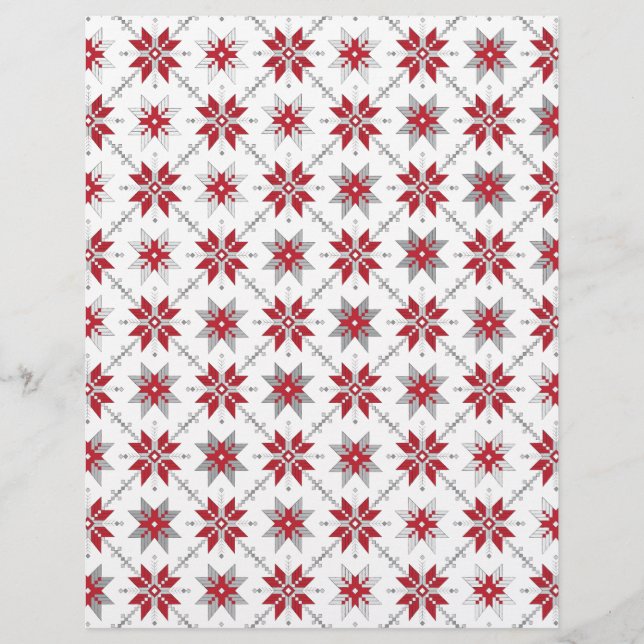 Latvian Morning SUN geometric pattern V (Front)