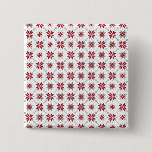 Latvian Morning SUN geometric pattern V 15 Cm Square Badge