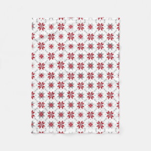 Latvian Morning SUN geometric pattern V Fleece Blanket