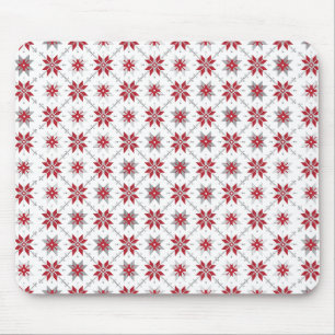 Latvian Morning SUN geometric pattern V Mouse Pad