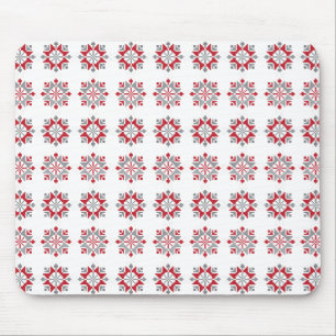 Latvian Morning SUN geometric pattern VII Mouse Pad