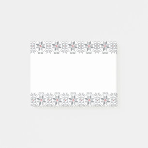 Latvian Morning SUN geometric pattern VIII Post-it Notes