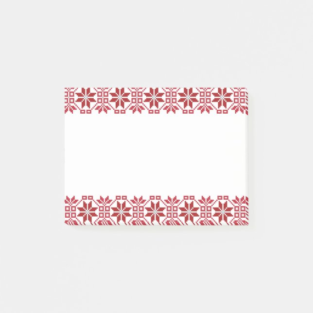 Latvian Morning SUN geometric pattern VIII Post-it Notes (Front)