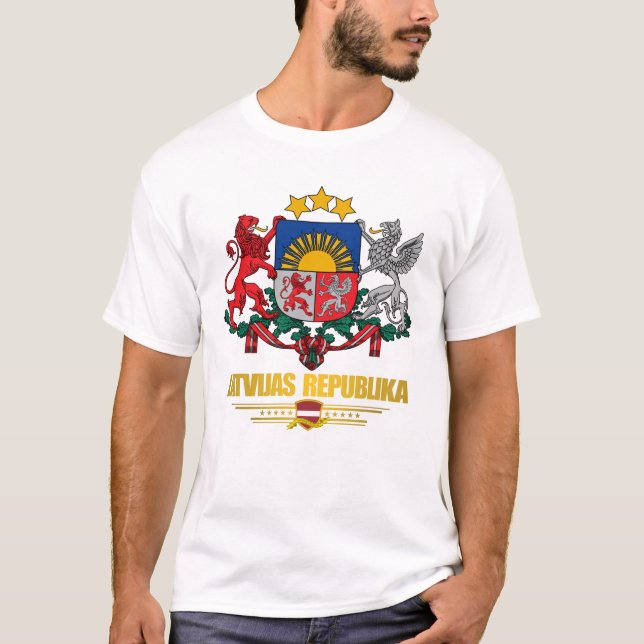 Latvian Pride T-Shirt (Front)